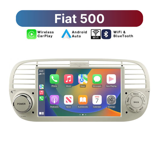 (Fiat/Abarth 500) Apple CarPlay/Android Auto Touchscreen Radio for Fiat/Abarth 500