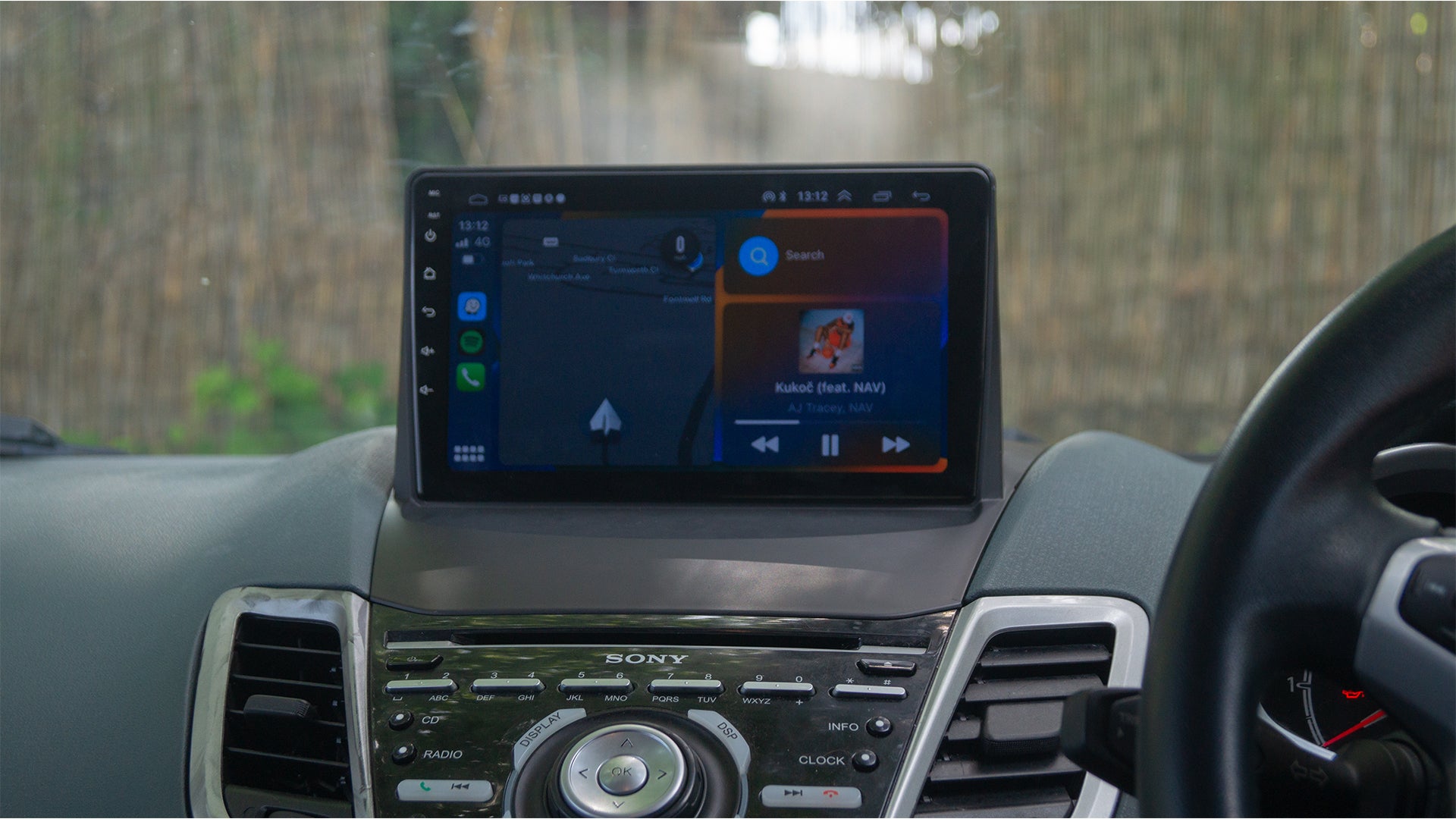 Apple CarPlay/Android Auto Touchscreen Radio for Ford Fiesta