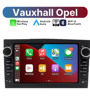 (VAUXHALL/OPEL) Apple CarPlay/Android Auto Touchscreen Radio for Vauxhall & Opel